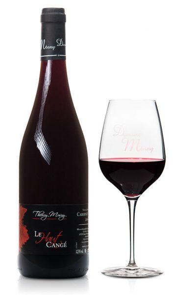 verre-bouteille-haut-cange vin rouge Vin de France Le Haut Cangé - Domaine Mosny